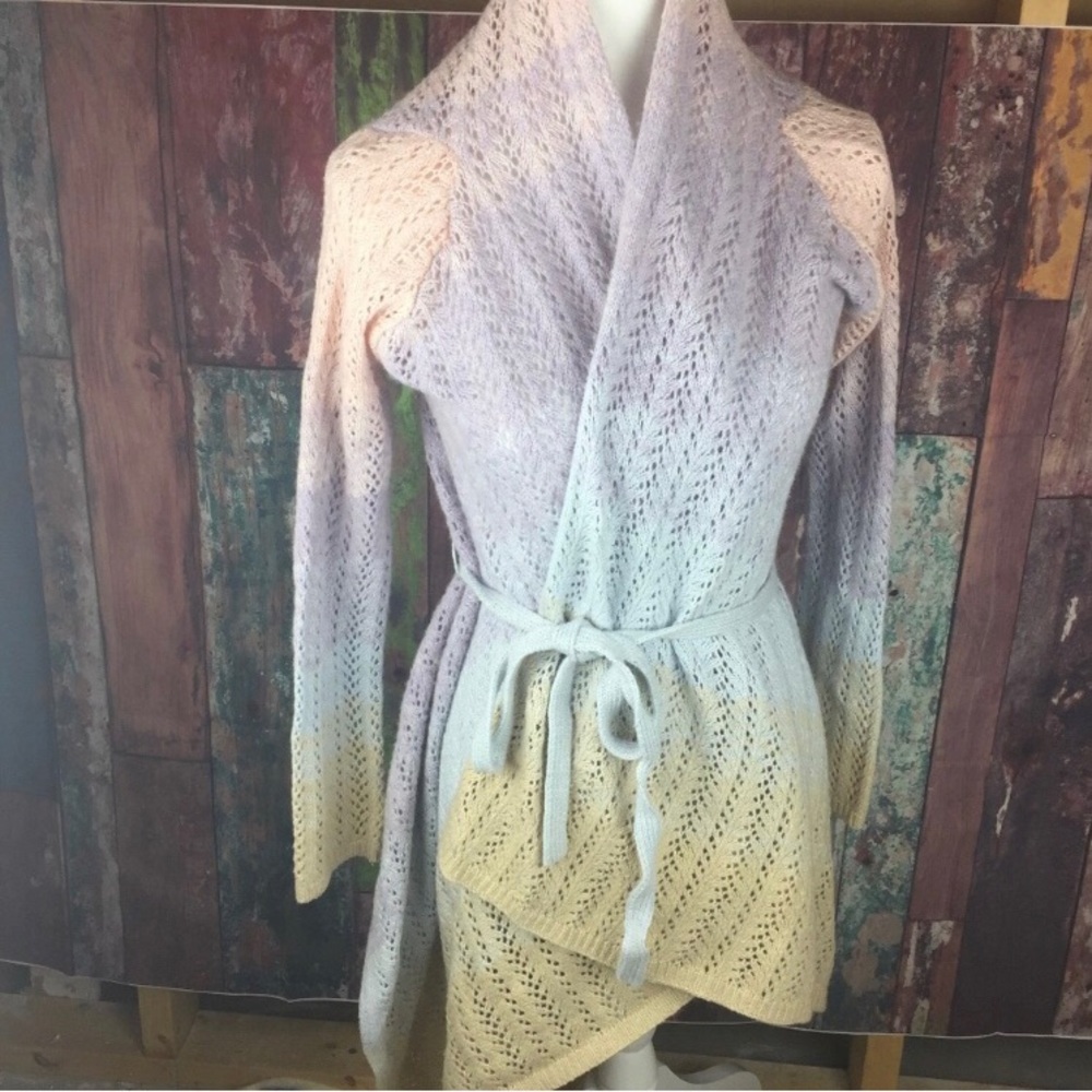 BCBG wrap sweater M
